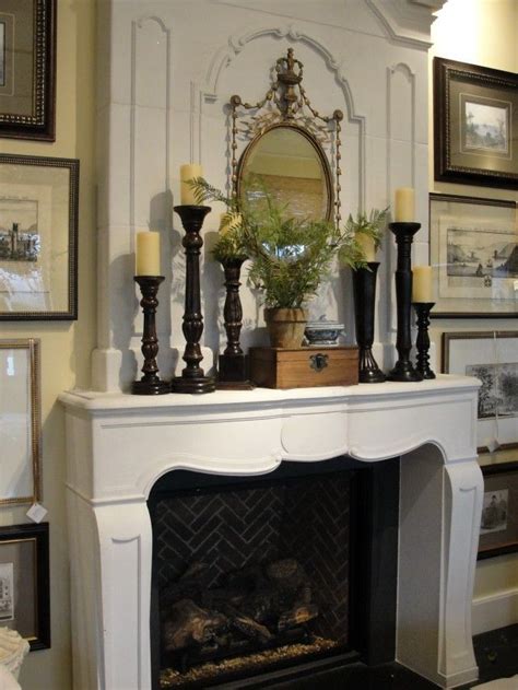 • holds eight 4 diameter pil… Fireplace Mantel Candle Holders | Fireplace mantel decor ...