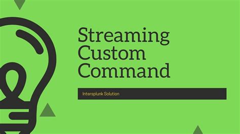 Save the token that you get from splunk when you set up the endpoint for this delivery stream, and add it here. Splunk : How to create streaming custom command using Intersplunk - YouTube