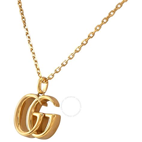 Gucci 18k Yellow Gold Gg Running Necklace Gucci Ladies Jewelry
