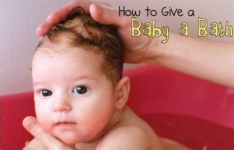 Mother is busy and the baby really needs a bath! How to Give a Baby a Bath