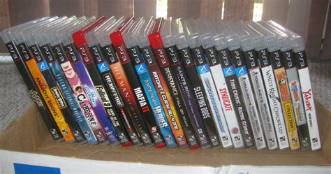 Collection Of Ps3 Games From A Community Garage Sale Gamecollecting