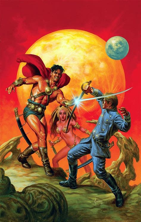 Joe Jusko John Carter Of Mars Comic Art Illustration Artwork