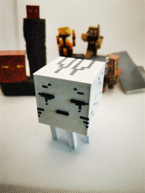 Minecraft Papercraft Ghast Full Size