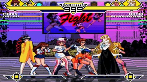 Pretty Fighter X Party 4v4 Patch Mugen 1 0 Battle Youtube