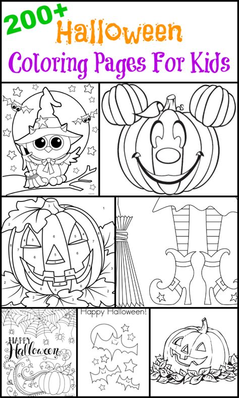 Clicking will lead to download and then you can present the same as gift from your side. 200+ Free Halloween Coloring Pages For Kids - The Suburban Mom