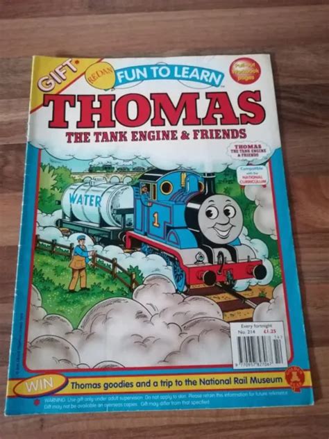 Thomas And Friends Magazine Comic No 214 Dated 1999 £600 Picclick Uk