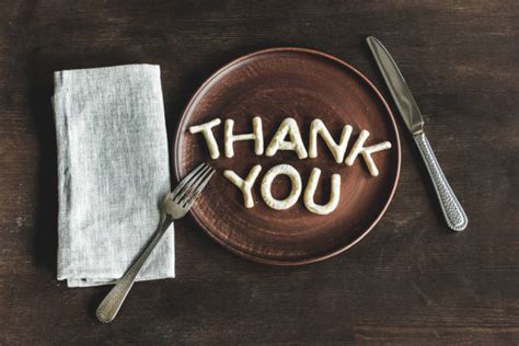 Thank You Food Stock Photos Pictures And Royalty Free Images Istock