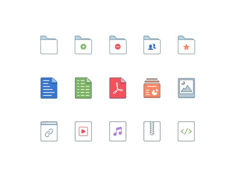 Connect with them on dribbble; Edmodo File Type Iconography by Craig Aucutt for Edmodo on ...