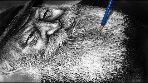 How To Draw White Hair And Beard Long White Beard 5 Step Tutorial