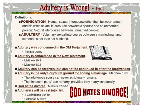 The Torah On Adultery Punishments And Consequences Religions Facts