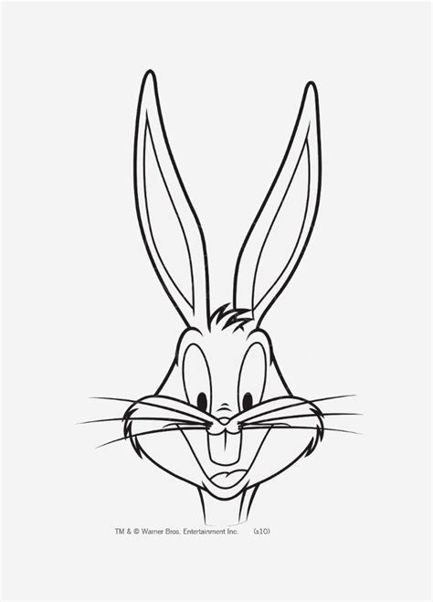 Bugs Bunny Face Smiling Png Free Download Files For Cricut