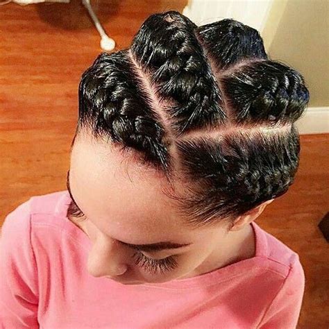 goddess braids on natural hair