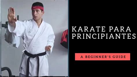 Karate Para Principiantes Primeros Pasos Cómo Empezar Movimientos