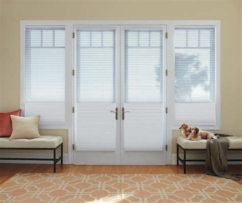 It is important that entry doors at the same time would fulfill the following specifications and requirements as reliability, durability, aesthetics, comfort, thermal insulation and soundproofing. French Door Blinds & Shades - Window Designs Etc, Holden, MA in 2020 | Blinds for french doors ...
