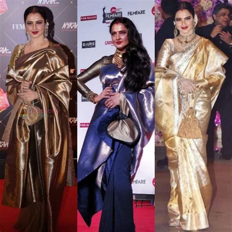 happy birthday rekha 11 times bollywood s umrao jaan proved that nothing beats six yards of