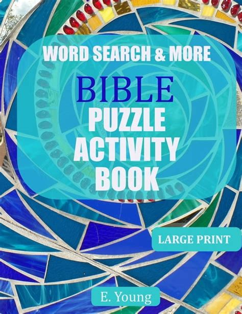 Word Search And More Bible Puzzle Activity Book 79 Large Print Puzzles
