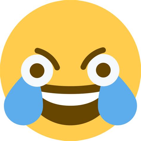 Discord Emote Open Eye Crying Laughing Emoji Know Your Meme Png