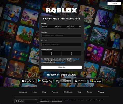 The Roblox Website Homepage