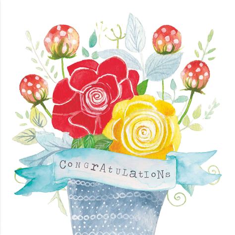 Congratulations Floral Whistlefish Art Licensing