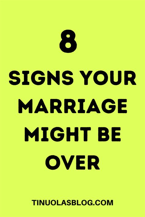 8 signs your marriage might be over tinuolasblog