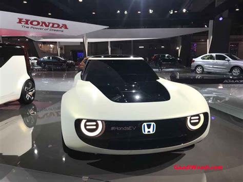 2018 Auto Expo Retro Themed Honda Sports Ev Concept Revealed