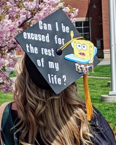 61 Funny Spongebob Graduation Caps That Are 110 Relatable Spongebob