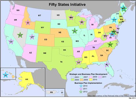 50 State Map Test Online Map