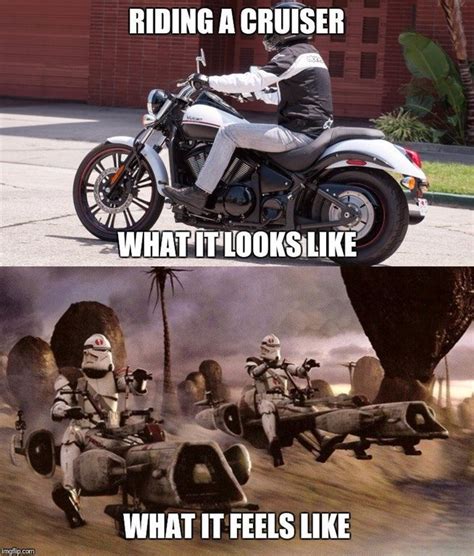 Post your favorite meme, about harleys or just about riding in general! How it feels riding a cruiser | Harley davidson night ...