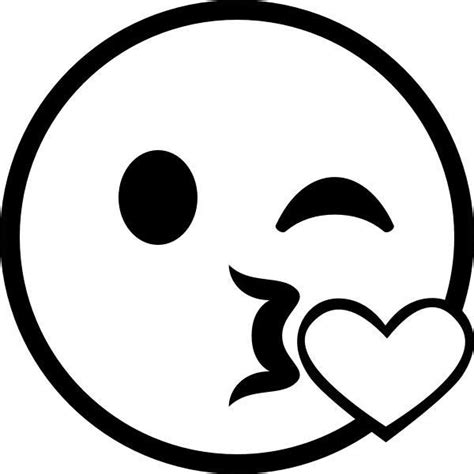 Ausmalbilder Emoji Kuss 39845732475 Kiss Kuss Love Funny Girlboss Emoji Coloring Pages