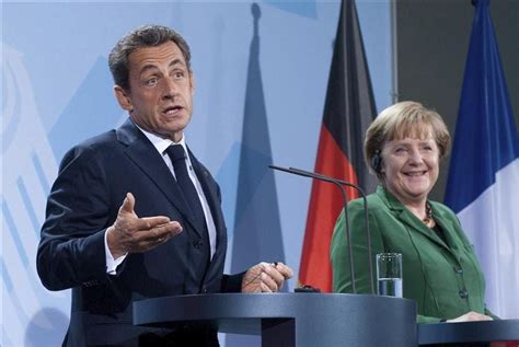 Merkel Y Sarkozy Se Reúnen En Fráncfort Para Preparar La Cumbre De La