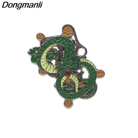 Buy Dragon Ball Shenron Brooch Metal Tie Pin Clothes Backpack Hat Pins Trendy