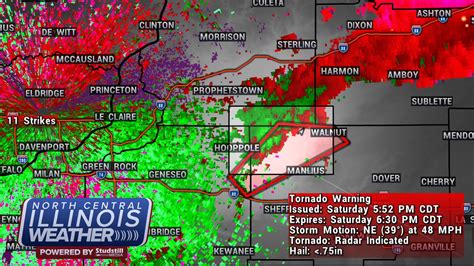 Live Radar Severe Weather Is Now Moving Through North Central Illinois