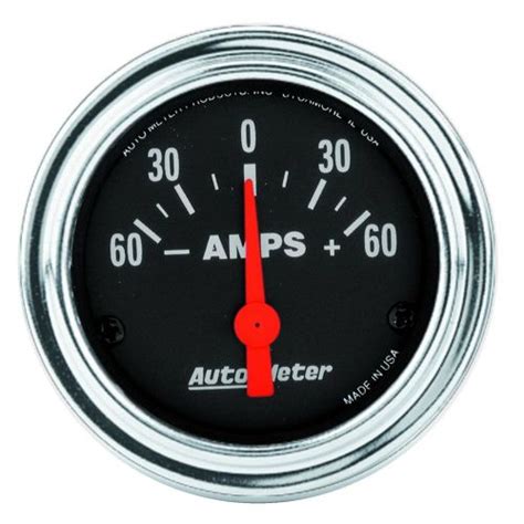 Sell AutoMeter 2586 Traditional Chrome Electric Ampmeter Gauge In