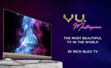 Vu 85qpx 85 Inches The Masterpiece 4k Ultra Hd Android Qled Tv With 3