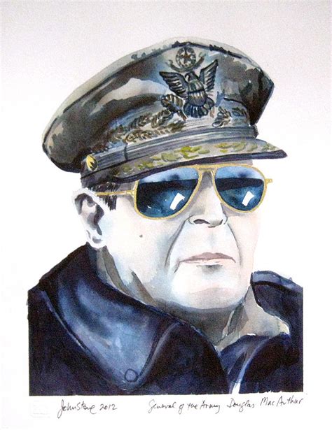 Douglas Macarthur Painting By Ray Johnstone