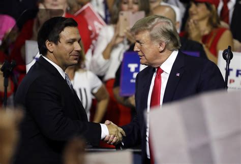 Trump Backed Desantis Wins Florida Gop Primary For Governor Wgcu News