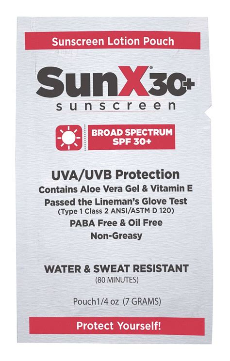 Sunx Lotion Boxwrapped Packets Sunscreen Packet 32kf5218 399