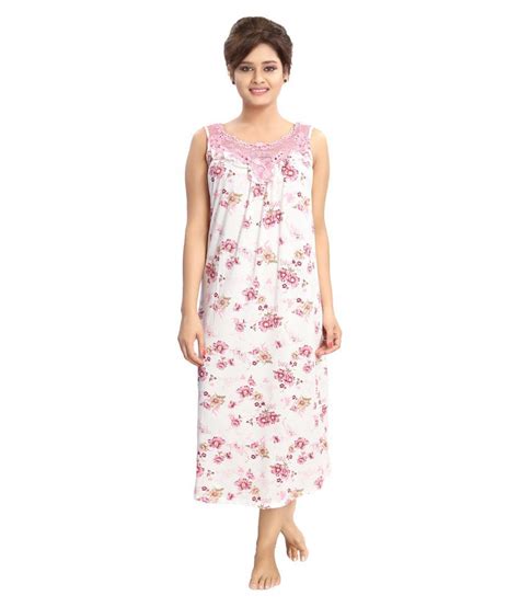 Buy Nighty King Cotton Nighty And Night Gowns Multi Color Online At Best Prices In India Snapdeal