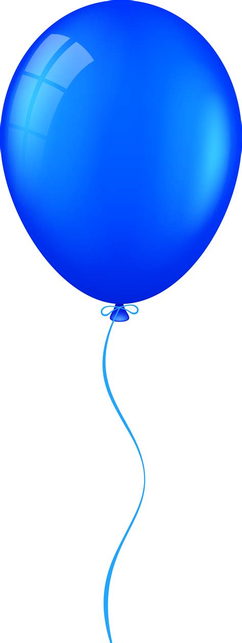 Download Balloon Clipart Navy Blue Blue Balloon Clipart Full Size