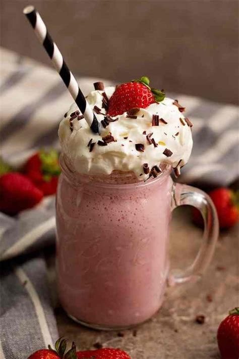 The Best Ever Strawberry Milkshake • Unicorns In The Kitchen