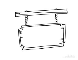 Do you want to hire someone to design your signs for you? Free Printable Sign Templates | Blank Sign PDFs