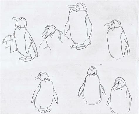 Poppins Penguins Mary Poppins Disney Concept Art Character Design