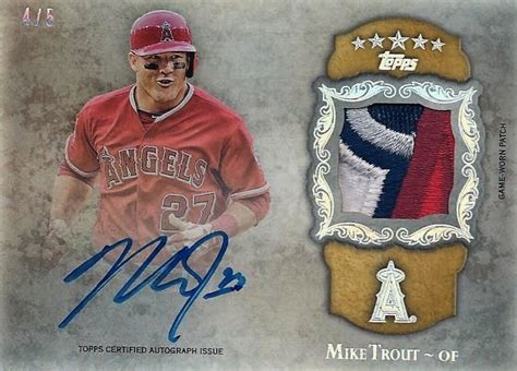 Topps Signs Mike Trout To Exclusive Auto Deal Beckett News