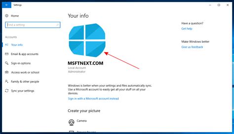 Replace Default User Account Avatar In Windows 10