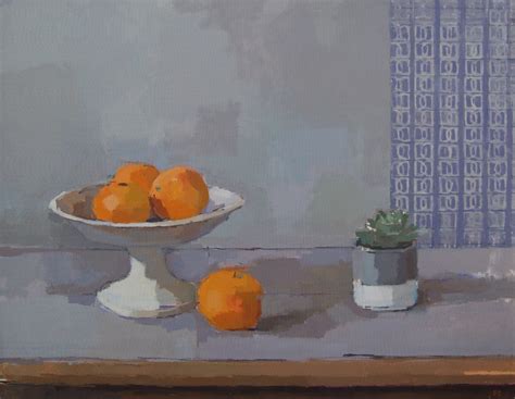 Sarah Spackman Orange With Blue Harebell Sarah Wiseman Gallery