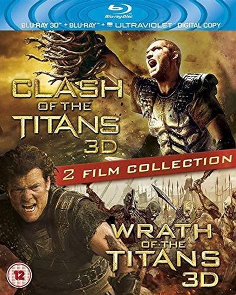 Clash Of The Titans And Wrath Of The Titans 3d Blu Ray Import Sam
