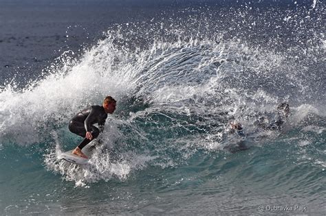 Surfing In The Canary Islands Sailing Photo