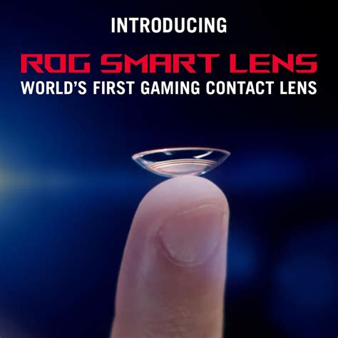 Asus Announces The Rog Smart Lens The Worlds First Gaming Optimized