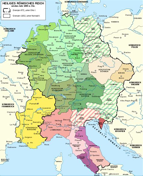 Holy Roman Empire 1000 Map De Heiliges Römisches Reich Wikipedia