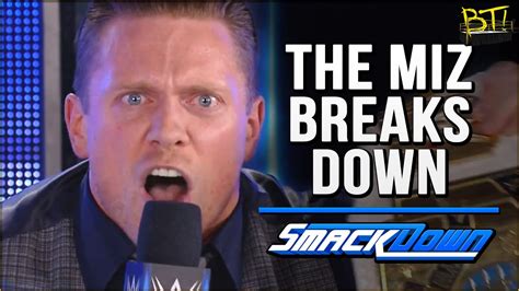 The Miz Breaks Down Smackdown Live Talking Smack Review Youtube